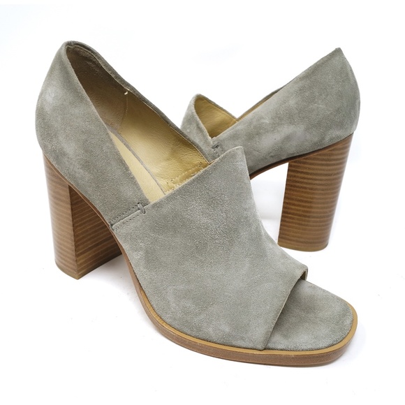 rag & bone Shoes - Rag & Bone gray suede Myra open toe block heels 39
